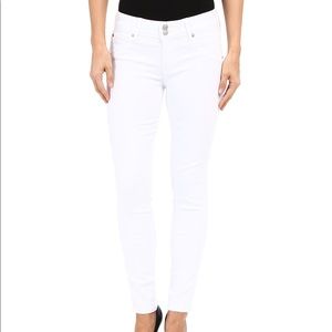 Hudson brand size 27 mid-rise white jeans